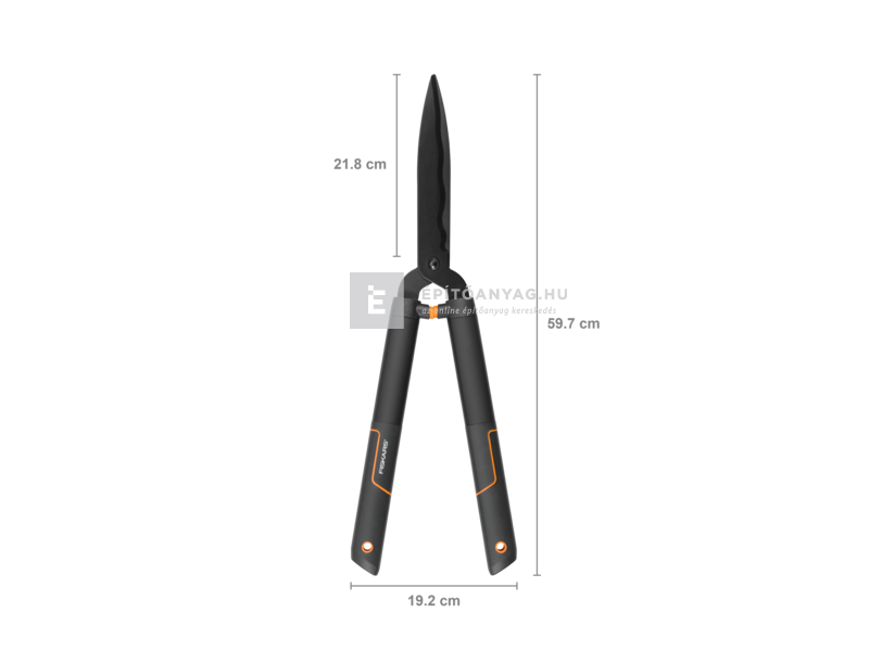 Fiskars SINGLESTEP sövénynyíró olló, HS22