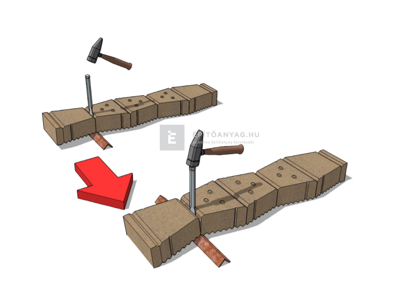 KK Kavics Lisszabon Kerti sütő avar