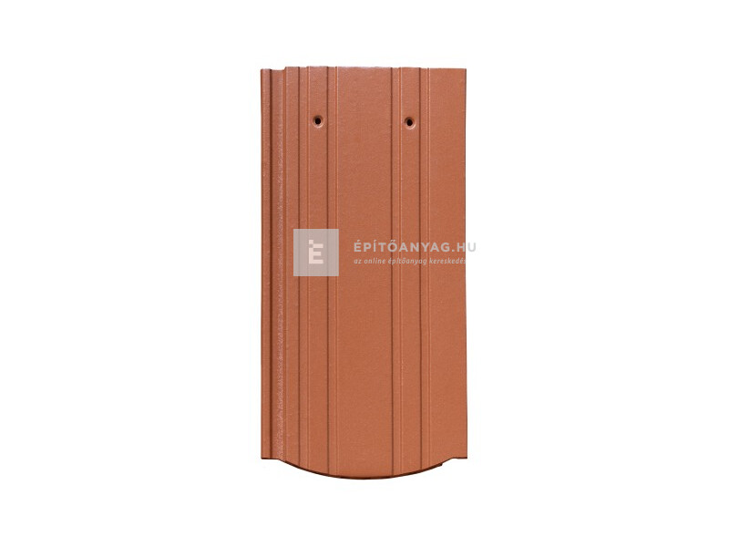 Újház Kerka egyenesvágású alapcserép engóbozott rézvörös