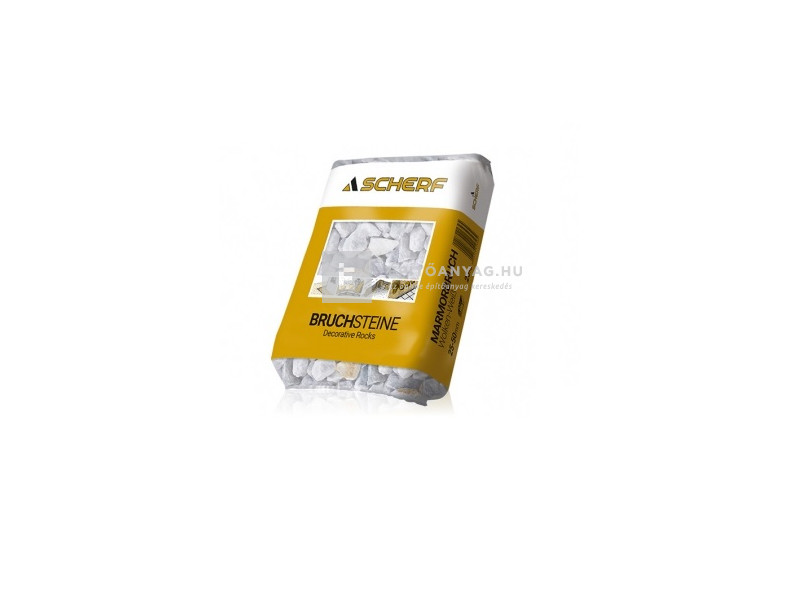 Scherf márványtörmelék felhőfehér 25-50 mm 25 kg