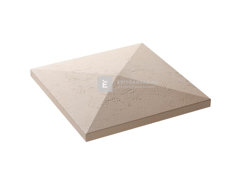 Star Stone Róma oszlop fedkő 55x55x8 cm smoke