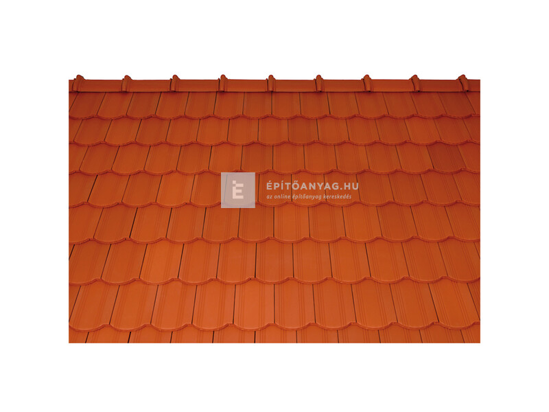 Tondach Kékes ívesvágású alapcserép Natur téglavörös