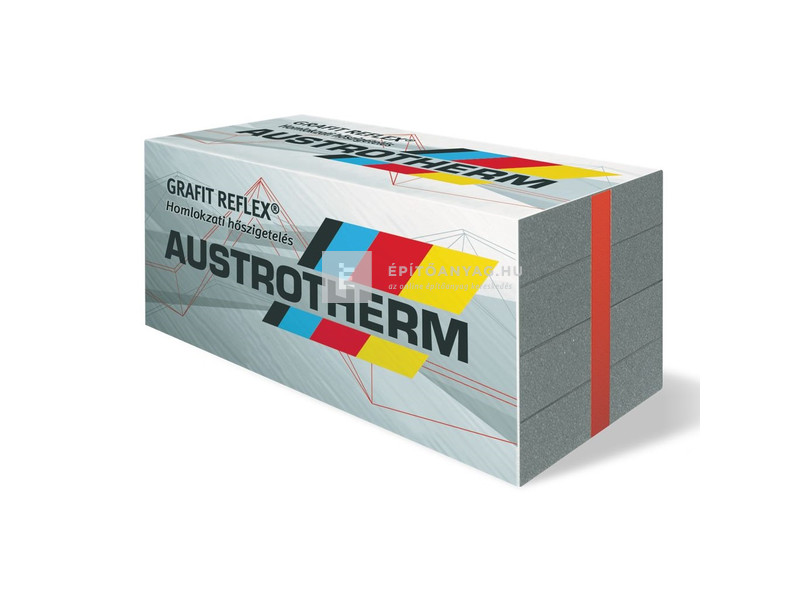 Austrotherm Grafit Reflex Homlokzati hőszigetelő lemez 12 cm, 2 m2/csomag