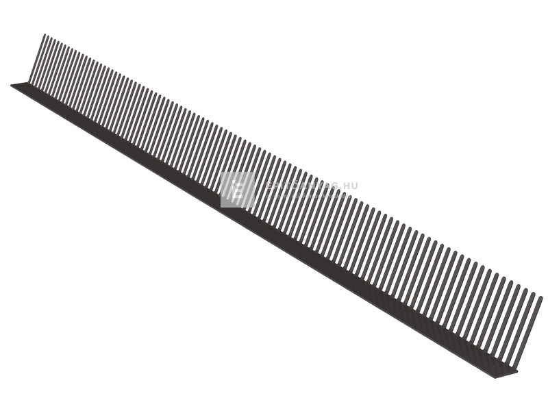 Műanyag lezárófésű barna