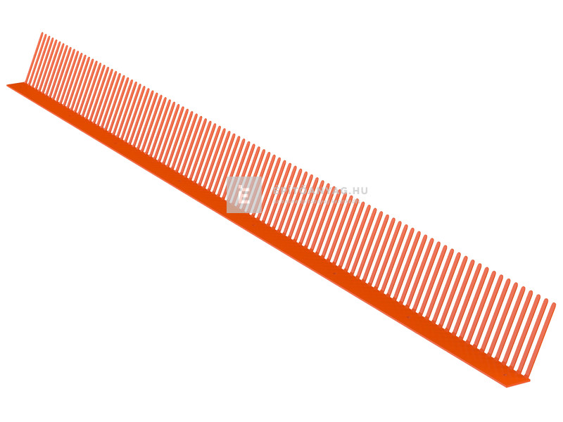 Műanyag lezárófésű téglavörös