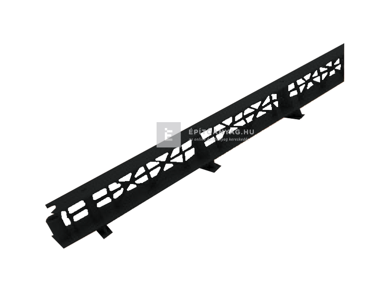 Terrán ereszszellőző elem fekete 1 m