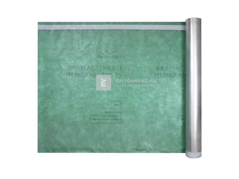 Bramac Membran 100 belső oldali párazáró tetőfólia 148 g, 75 m2