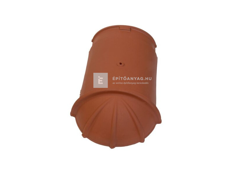 Tondach sajtolt kezdő gerinccserép téglavörös (rögzítőcsavarral)