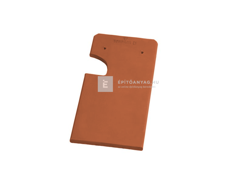 Tondach Táska szögletes szellőző alátétcserép jobb kettősfedés Natur téglavörös