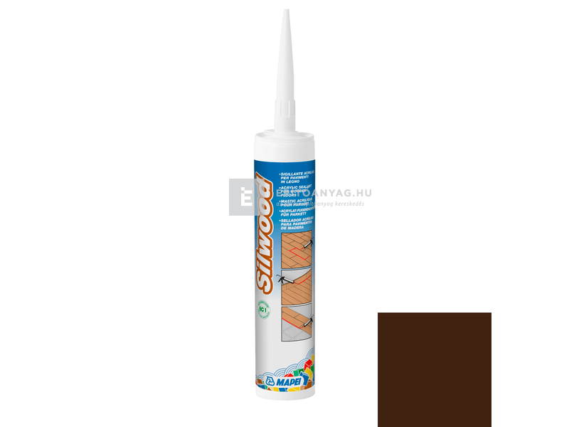 Mapei Silwood akril hézagkitöltő fa padlóhoz P5 dió 310 ml