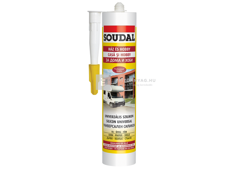 Soudal Univerzális szilikon transparens 300 ml