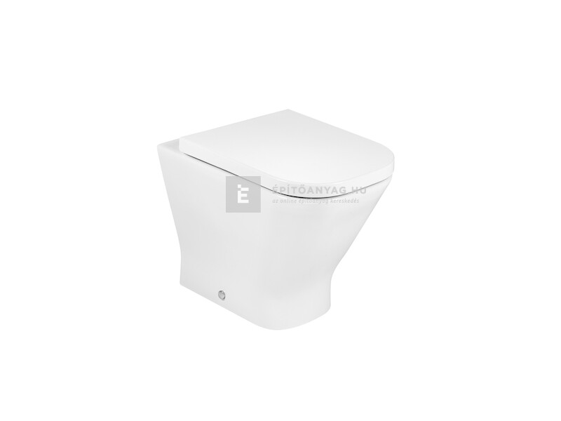 Roca The Gap WC ülőke fedéllel krómozott zsanérokkal, lecsapódás gátlóval fehér