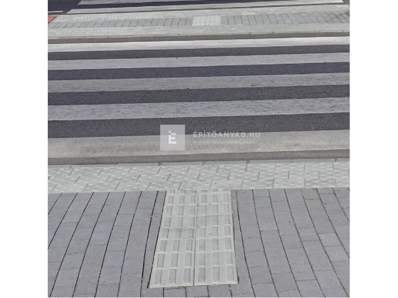 KK Kavics Párizs Térkő vezetőkő fehér 20x20 cm 6 cm