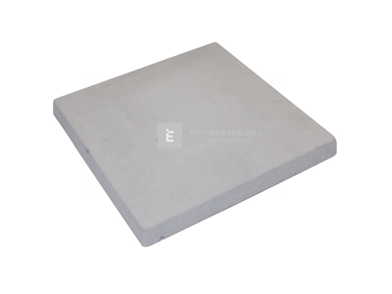 Leier pillér kúpos fedlap finombeton szürke 25x25x4 cm