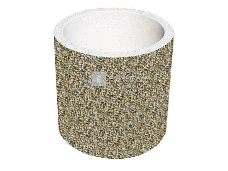 Leier virágtartó láda gyöngykavicsos 30x30x30 cm