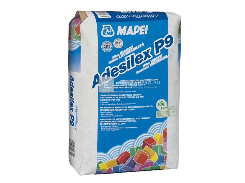 Mapei Adesilex P9 kerámiaburkolat-ragasztó C2TE fehér 5 kg
