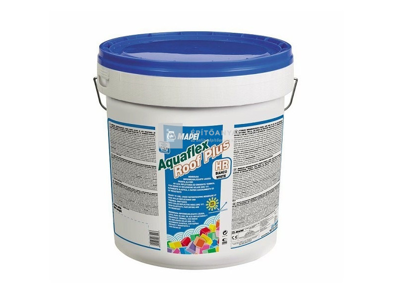 Mapei Aquaflex Roof Plus HR szálerősítéses kenhető vízszigetelő fólia extra fehér 5 kg