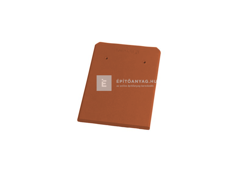 Tondach Hódfarkú, Táska ívesvágású ereszcserép Natur téglavörös