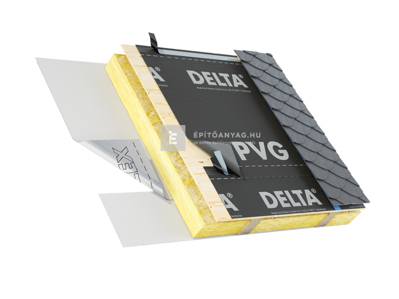 Dörken Delta PVG Plus Párafékező alátétfólia, ragasztósávval 1,5x50 m