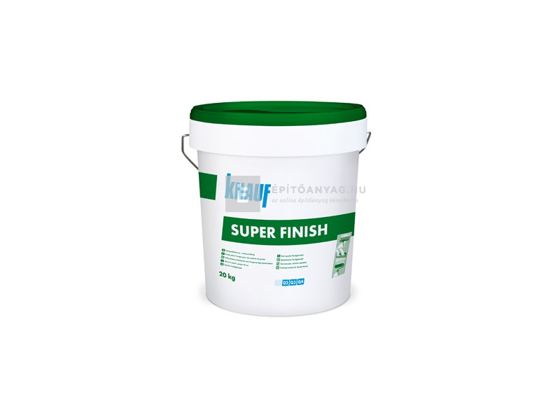 Knauf Super Finish készre kevert simítógipsz 28 kg