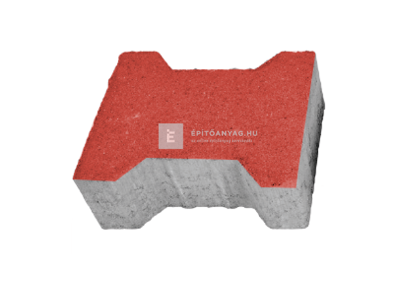 KK Kavics Rotterdam Térkő normálkő KK vörös 20x16,5 cm 6 cm