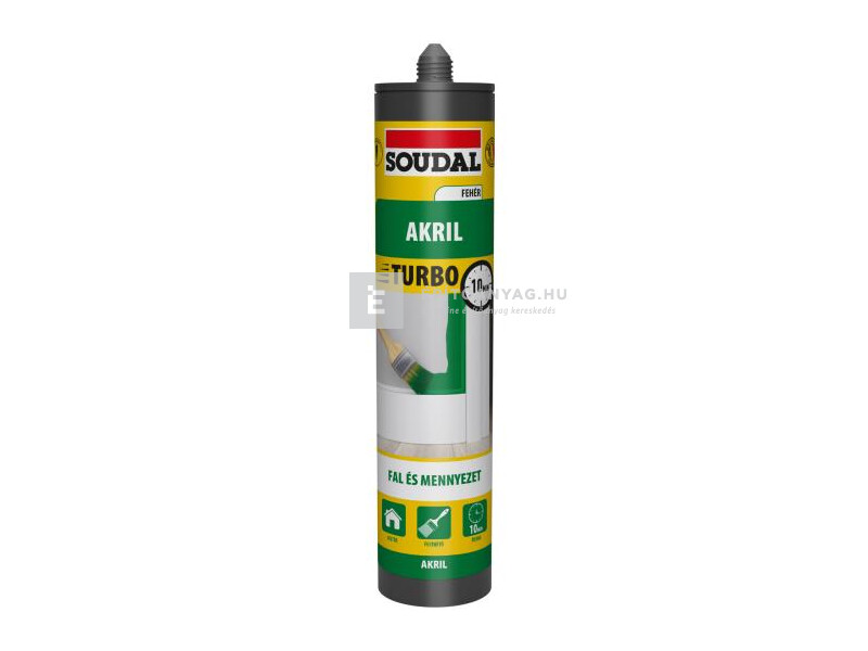 Soudal Akryl expressz Univerzális tömítő gyorskötésű fehér 280 ml