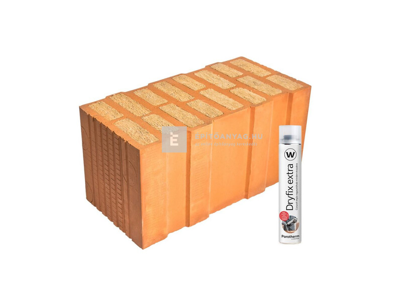 Porotherm 50 Thermo Rapid Dryfix tégla