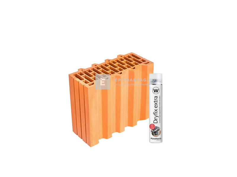 Porotherm 30 Rapid Dryfix feles tégla