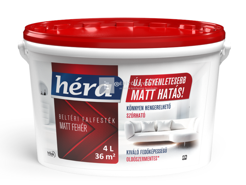 Trilak Héra belső falfesték oldószer mentes 15 l, fehér