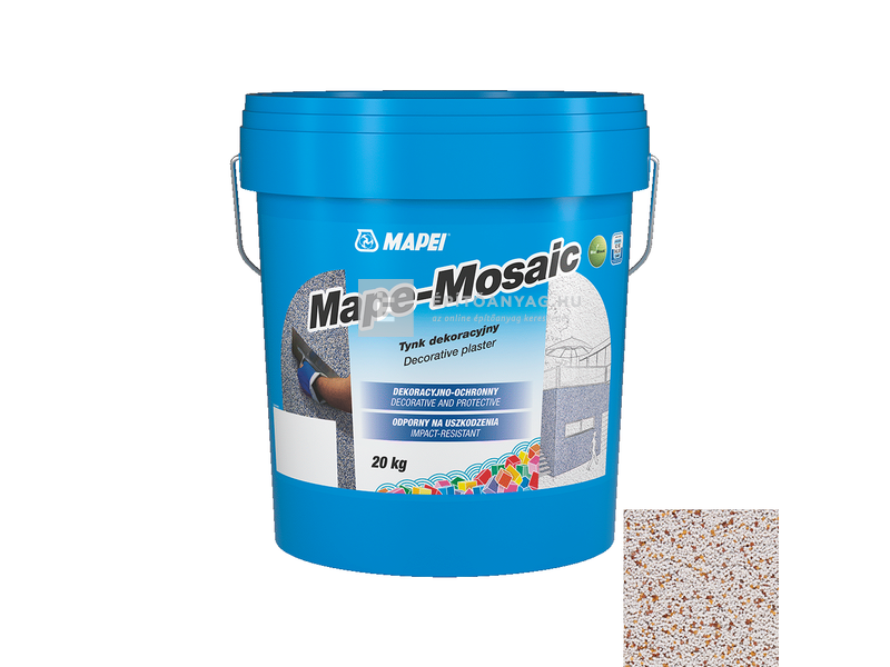 Mapei Mape-Mosaic díszítővakolat 1,2 mm fagylalt 20 kg