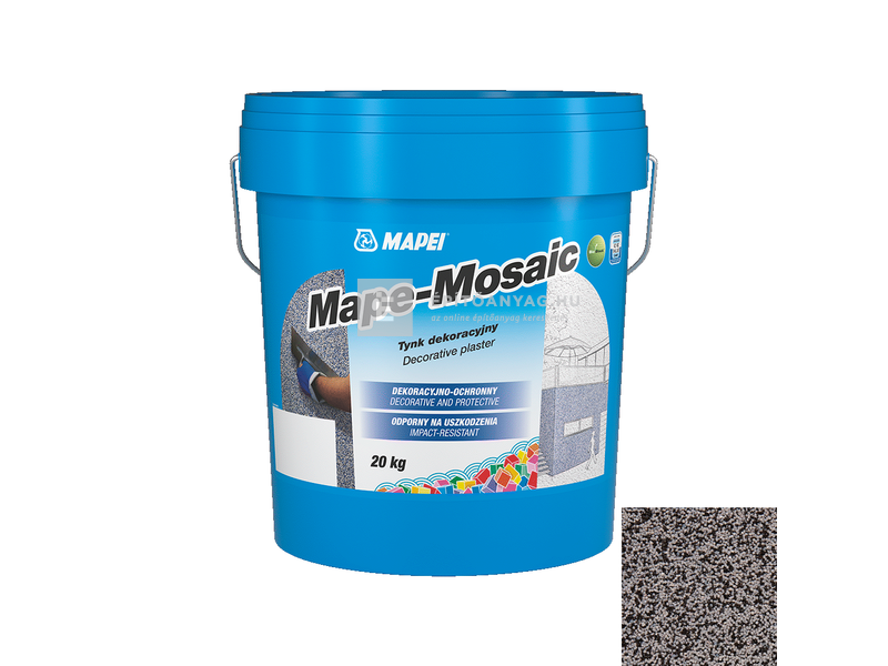 Mapei Mape-Mosaic díszítővakolat 1,2 mm grafit 20 kg