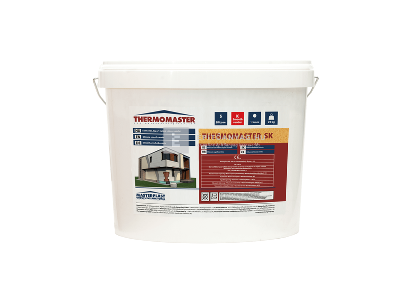 MP Thermomaster Szilikon vékonyvakolat, kapart 1,5 mm 25-C, 25 kg