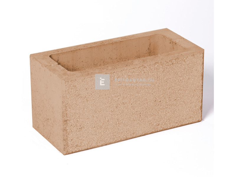 Leier Modern kerítéskő normálkő natúr, beige 20x40x20 cm