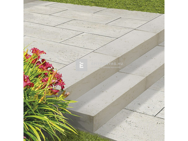 Semmelrock Bradstone Lias Lépcsőelem hamuszürke 45x35x15 cm
