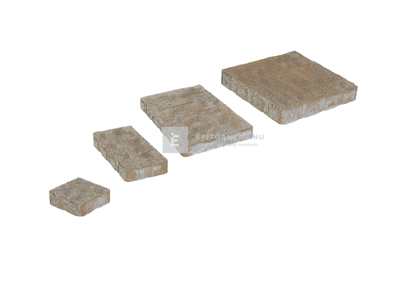 SW Írottkő kombi térkő kagyló 6 cm