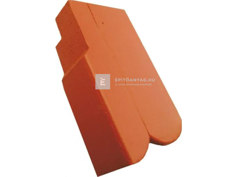 Terrán Rundo 3/4-es szegélycserép bal Elegant tégla