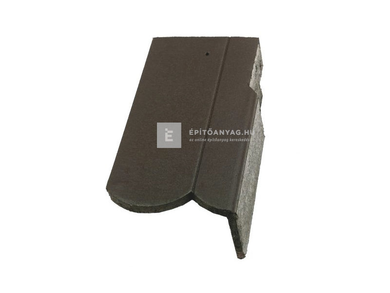 Terrán Rundo 3/4-es szegélycserép jobb Elegant antracit