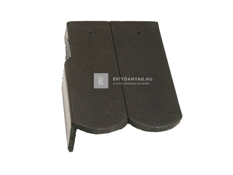 Terrán Rundo szegélycserép bal Elegant antracit