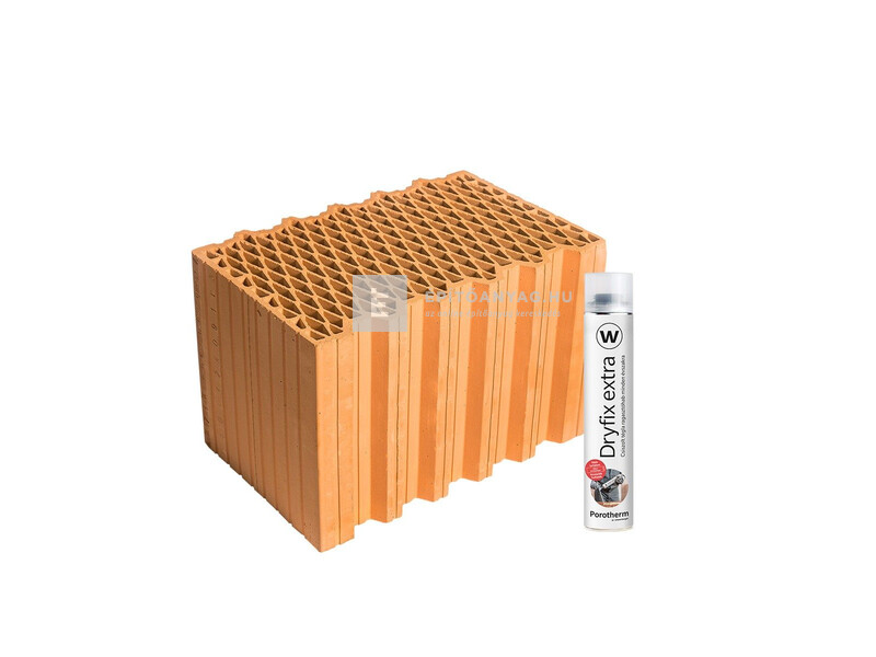 Porotherm 38 X-therm Rapid Dryfix tégla