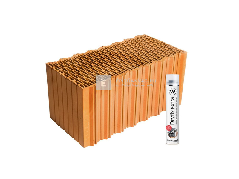Porotherm 50 X-therm Rapid Dryfix tégla