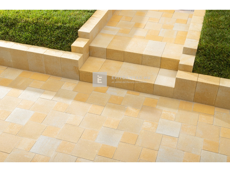 Leier Dom térkő, körkő natúr fuoco 7x7 cm 8 cm