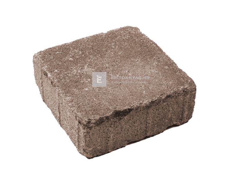 Leier Dom térkő antik, sepia 21x21x8 cm