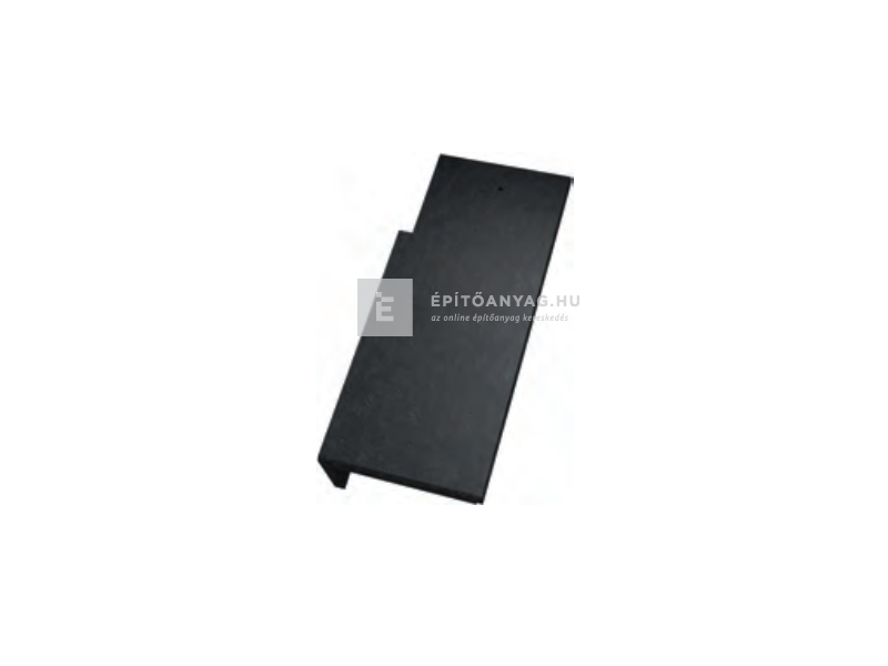 Leier Granite félszegélycserép balos fekete (72rkl)