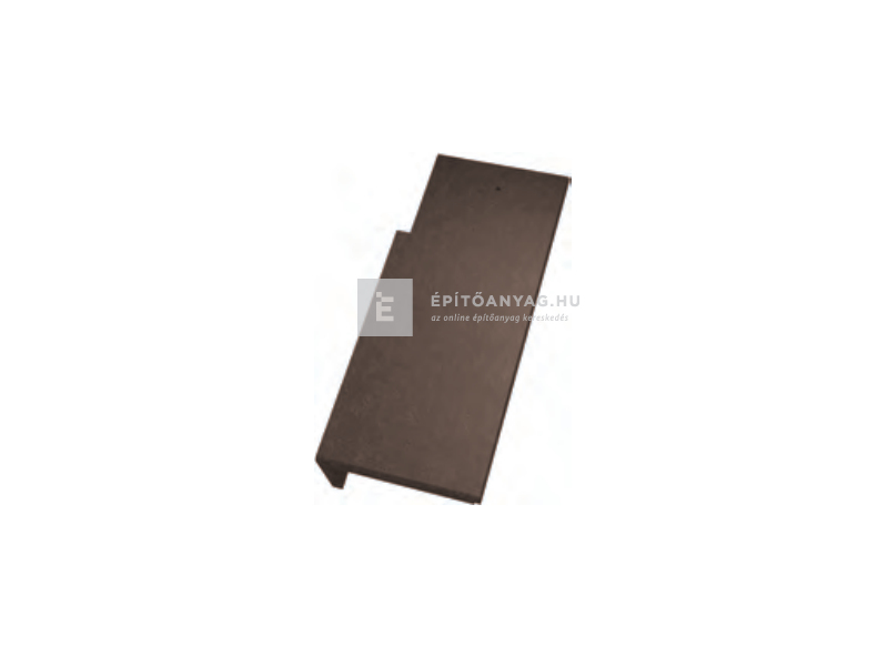 Leier Granite félszegélycserép balos sötétbarna (72rkl)