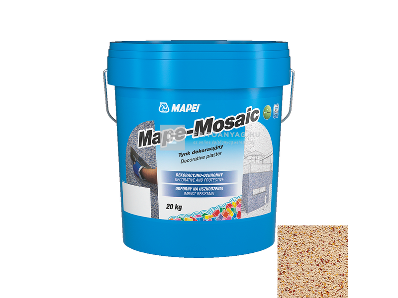 Mapei Mape-Mosaic díszítővakolat 1,2 mm piskóta 20 kg