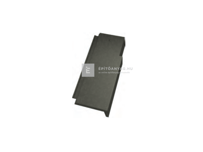 újHÁZ Leier Granite Lux Matt beton félszegélycserép jobb, antracit