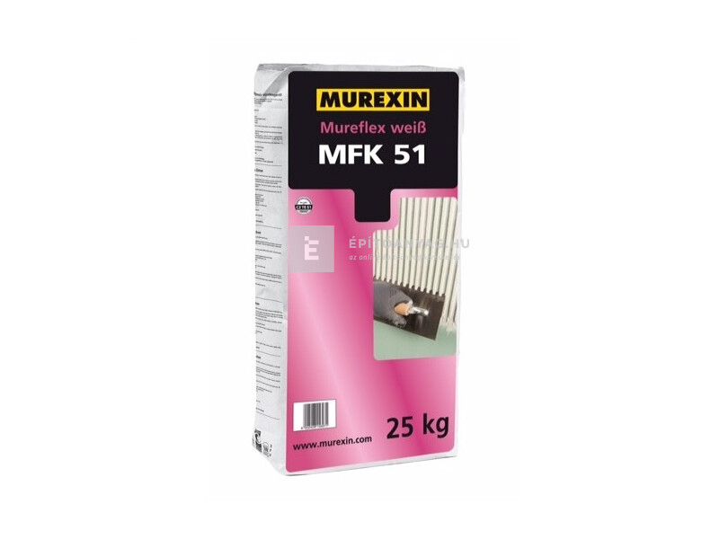 Murexin MFK 51 Mureflex S1 ragasztóhabarcs fehér 25 kg