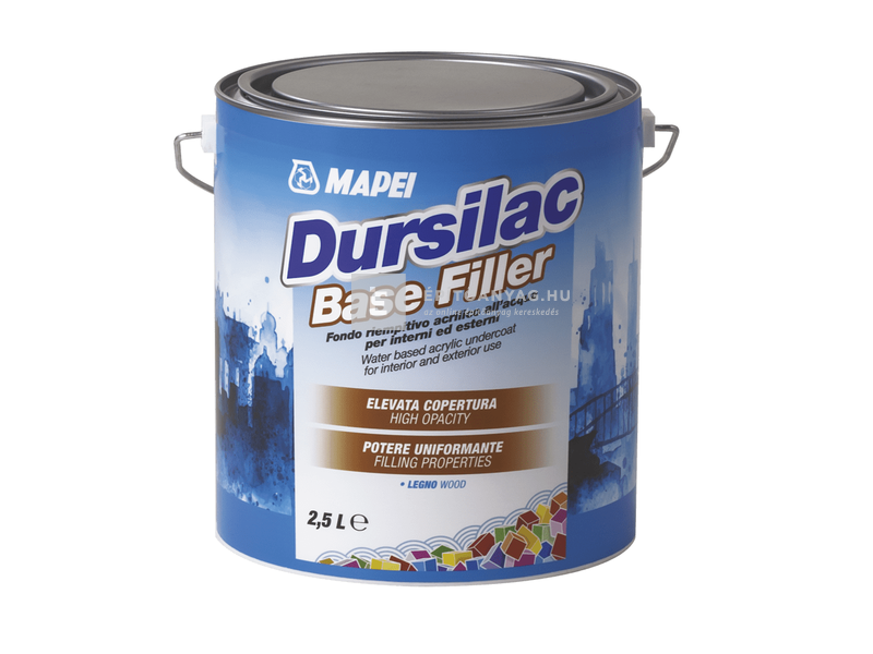 Mapei Dursilac Base Filler alapozó fehér 2,5 l