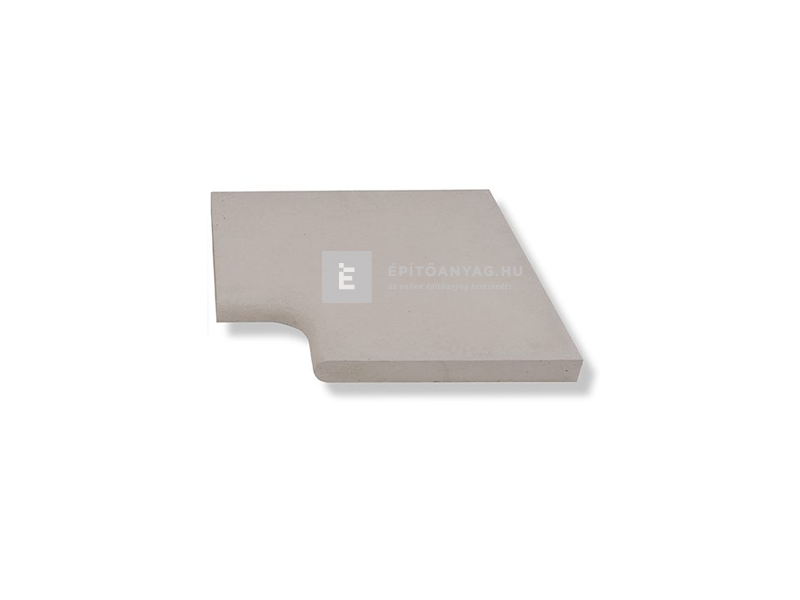 Semmelrock Univerzális medence szegély pasztellfehér 45x45x3,5 cm