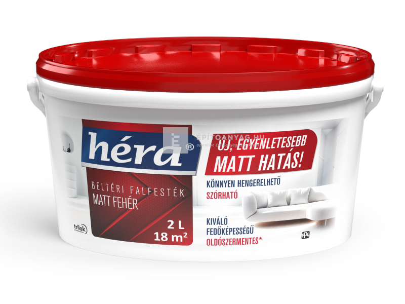 Trilak Héra belső falfesték oldószer mentes 15 l, fehér